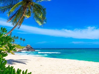 Tropical beach in Sri Lanka